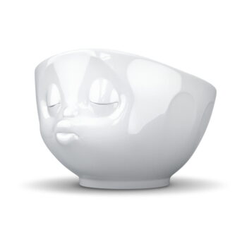 Biela porcelánová bozkávajúca miska 58products - Image 2