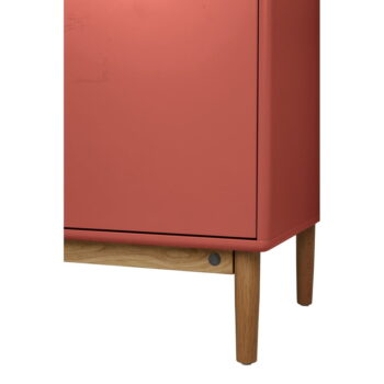Červená závesná skrinka s umývadlom bez batérie 80x62 cm Color Bath – Tom Tailor - Image 5