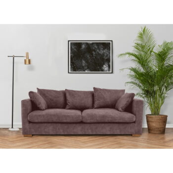 Tmavohnedá pohovka 220 cm Comfy – Scandic – Obrázok 9