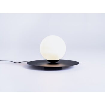 Čierna stolová lampa so skleneným tienidlom (výška 25 cm) Skiva Ball – CustomForm - Image 4