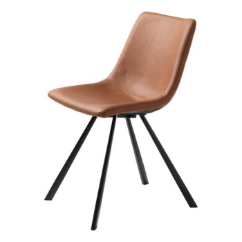 Koňakovohnedá jedálenská stolička Yukon – Unique Furniture