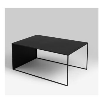 Čierny konferenčný stolík CustomForm 2Wall, dĺžka 100 cm - Image 5