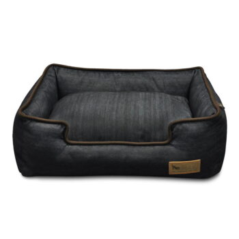 Tmavomodrý pelech pre psa 100x75 cm Lounge Bed Denim Medieval Blue / Dark Chocolate L – P.L.A.Y. - Image 5