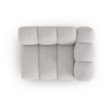 Svetlosivý modul pohovky (pravý roh) Lupine – Micadoni Home - Image 3