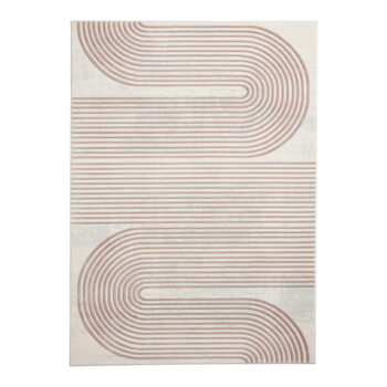 Ružovo-svetlosivý koberec 200x290 cm Apollo – Think Rugs