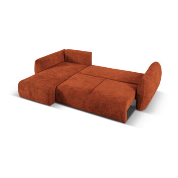 Oranžová rohová pohovka (ľavý roh) Matera – Cosmopolitan Design - Image 10
