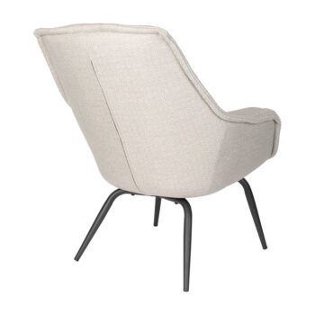 Svetlosivé kreslo Comfortable – White Label – Obrázok 5