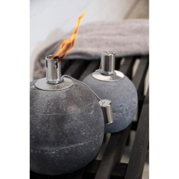 Betónová olejová lampa (výška 16 cm) – Esschert Design - Image 2