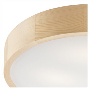 Svetlohnedé stropné svietidlo so skleneným tienidlom ø 47 cm Eveline – LAMKUR – Obrázok 4