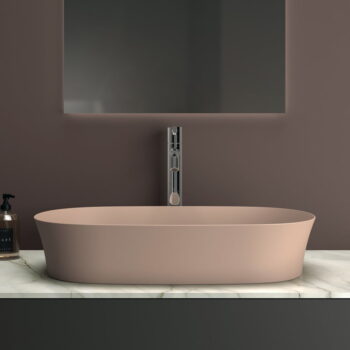 Svetloružové keramické umývadlo 60x38 cm Ipalyss – Ideal Standard - Image 5