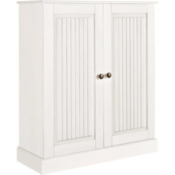 Biela skrinka z borovicového dreva 100x34 cm Mille – Støraa - Image 2