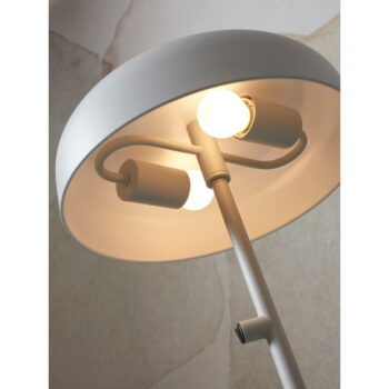Sivá stojacia lampa s kovovým tienidlom (výška  145,5 cm) Porto – it's about RoMi - Image 4