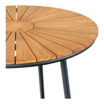 Okrúhly jedálenský stôl z tíkového dreva ø 130 cm Cleveland – House Nordic - Image 6