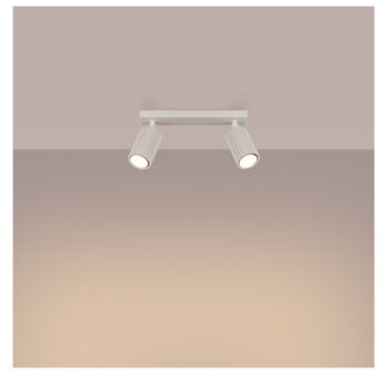 Krémové stropné svietidlo 6,5x30 cm Gleam – Nice Lamps - Image 5