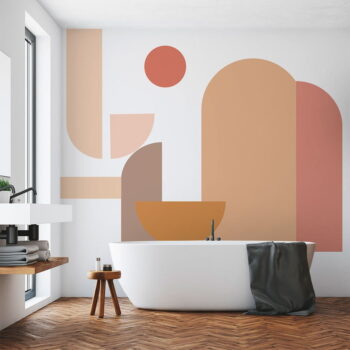 Samolepka na stenu 90x185 cm Abstract Sunset – Ambiance - Image 9
