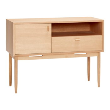Vysoká komoda v dekore duba v prírodnej farbe 100x75 cm Cube – Hübsch – Obrázok 2