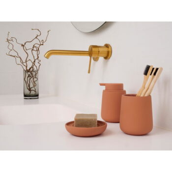 Oranžový kameninový dávkovač mydla 250 ml Nova One – Zone - Image 5