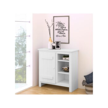 Biela skrinka z borovicového dreva 90x90 cm Bertram – Støraa - Image 6