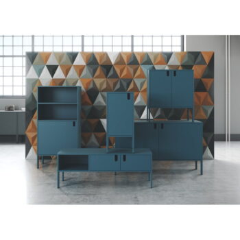 Petrolejovomodrý TV stolík Tenzo Uno, šírka 137 cm - Image 7