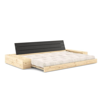Biela menčestrová rozkladacia pohovka 244 cm Base – Karup Design - Image 4