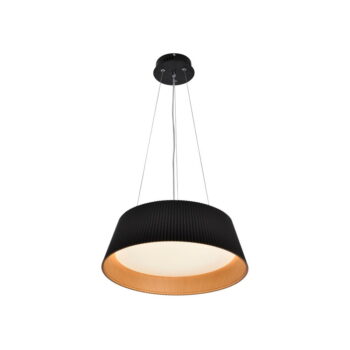 Čierne LED závesné svietidlo s kovovým tienidlom ø 45 cm Umbria – Candellux Lighting