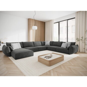 Sivá rohová pohovka (pravý roh) Vanda - Mazzini Sofas - Image 5