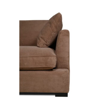 Svetlohnedá menčestrová pohovka 132 cm Mobby – Scandic - Image 5