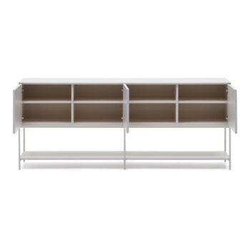 Biela nízka komoda 195x80 cm Vedrana – Kave Home – Obrázok 3