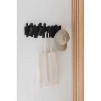 Čierny plastový nástenný vešiak Sticks - Umbra – Obrázok 6