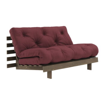 Vínová rozkladacia pohovka 140 cm Roots – Karup Design – Obrázok 2