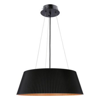 Čierne LED závesné svietidlo s kovovým tienidlom ø 45 cm Umbria – Candellux Lighting - Image 3