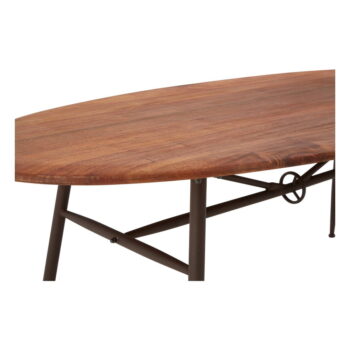 Jedálenský stôl z orechového dreva 104x219 cm New Foundry – Premier Housewares – Obrázok 3
