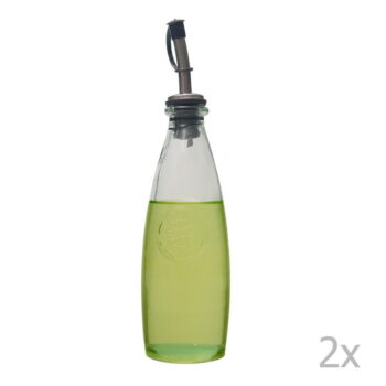 Súprava na olej a ocot z recyklovaného skla Ego Dekor Authentic, 300 ml - Image 3