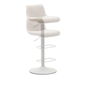 Béžové barové stoličky v súprave 2 ks 103 cm Zenda – Kave Home - Image 4
