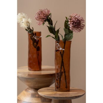 Okrúhly odkladací stolík z mangového dreva ø 35 cm Totem – Leitmotiv - Image 2