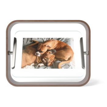 Tmavohnedý drevený stojací rámček 19x24 cm Bellwood – Umbra – Obrázok 10