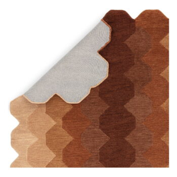 V tehlovej farbe vlnený koberec 120x170 cm Hive – Asiatic Carpets – Obrázok 5