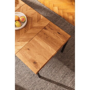 Konferenčný stolík z dubového dreva v prírodnej farbe 60x80 cm Abies - The Beds - Image 8