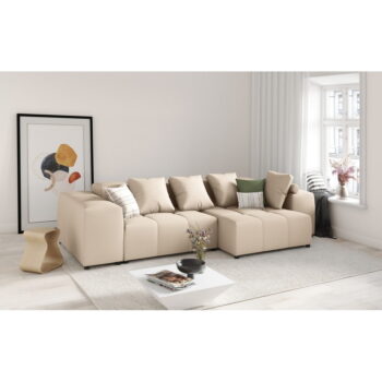 Béžový vankúš k modulárnej pohovke Rome - Cosmopolitan Design - Image 6