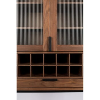 Vinotéka v dekore orecha v prírodnej farbe počet fliaš 20, 88,5x180,5 cm Trabis – Zuiver – Obrázok 9