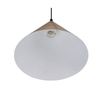 Hnedé závesné svietidlo so skleneným tienidlom ø 25 cm Dunca – Candellux Lighting - Image 4