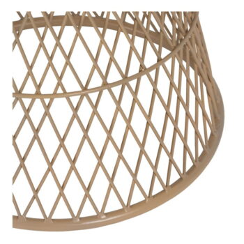 Ratanový okrúhly odkladací stolík ø 55 cm – Ixia – Obrázok 7