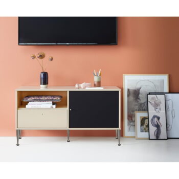 Béžová TV komoda s kovovými nohami Mistral 222 - Image 2