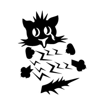 Samolepka Ambiance Plug Kitten Electro – Obrázok 3