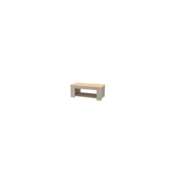 Konferenčný stolík s doskou v dubovom dekore v sivo-prírodnej farbe 105x47 cm Emerald – Støraa - Image 2