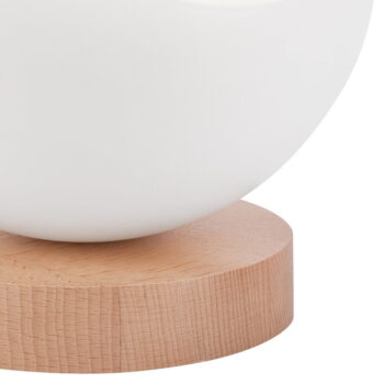 Biela stolová lampa, výška 19 cm Ava - LAMKUR - Image 5