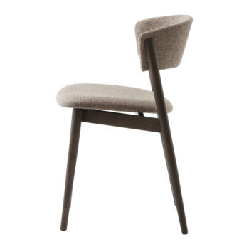Hnedá/béžová jedálenská stolička Revere – Unique Furniture – Obrázok 3