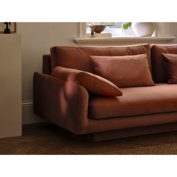 Hnedá pohovka z textílie bouclé 220 cm Torino – Micadoni Home - Image 5