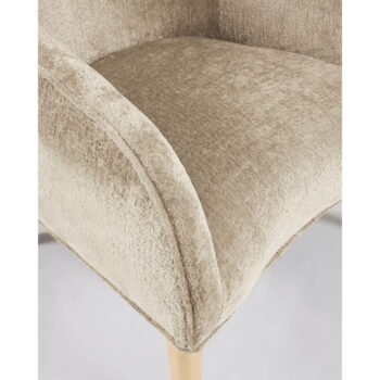 Béžové kreslo Bobly - Kave Home – Obrázok 6