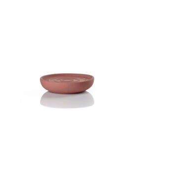 Svetločervená porcelánová nádobka na mydlo Nova – Zone – Obrázok 3